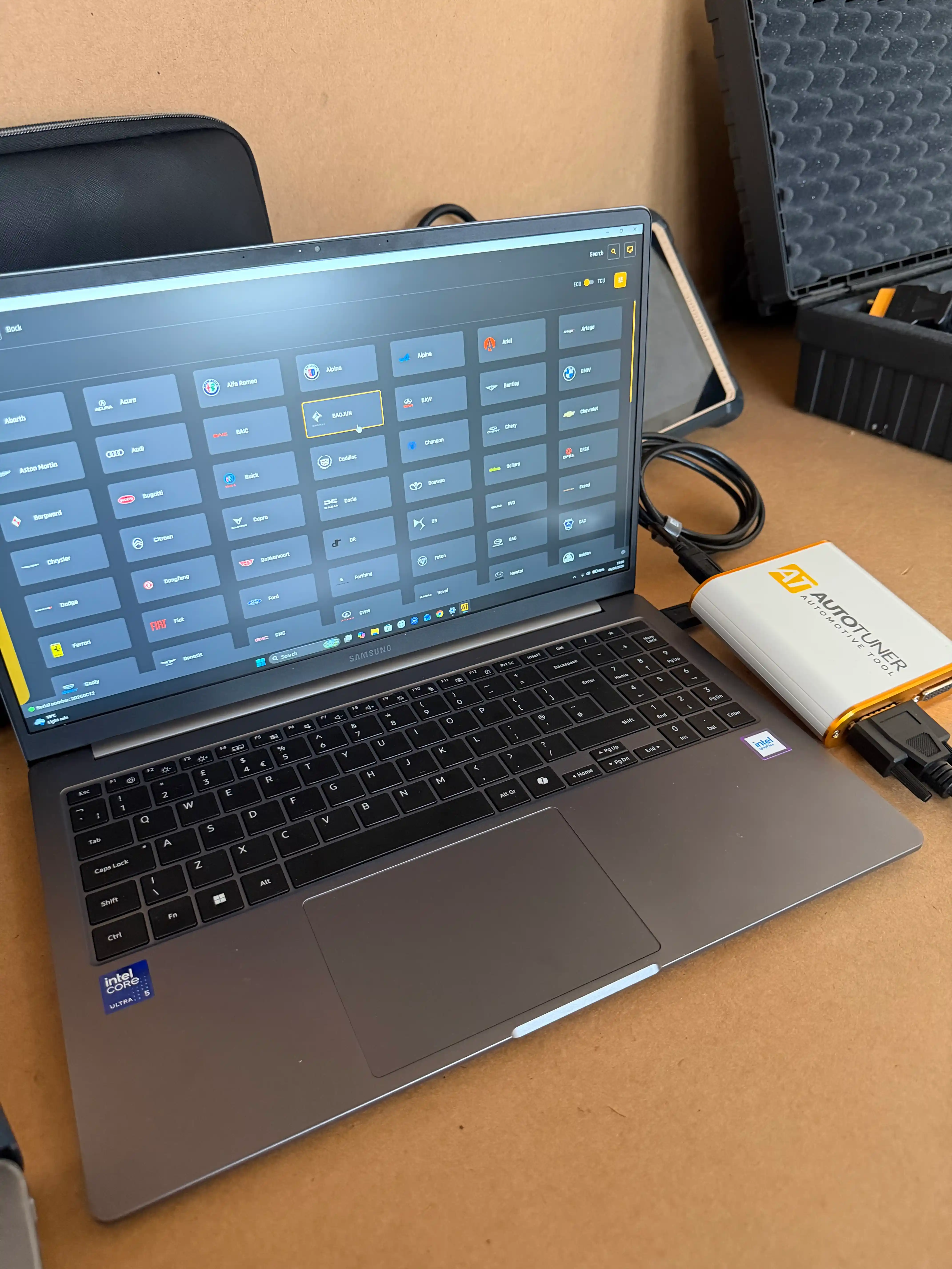 MAD diagnostic setup